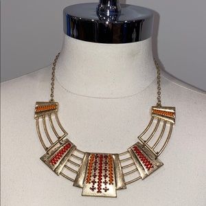 Tribal statement necklace